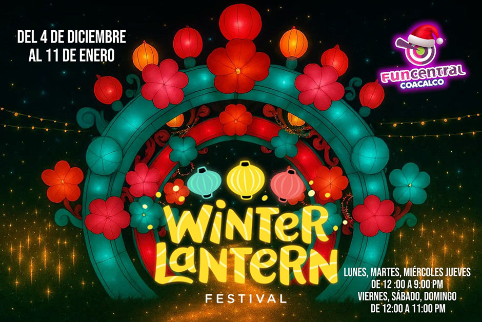 Winter Lantern Festival en Fun Central 2025