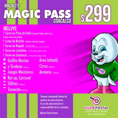 Brazalete Magic Pass Coacalco