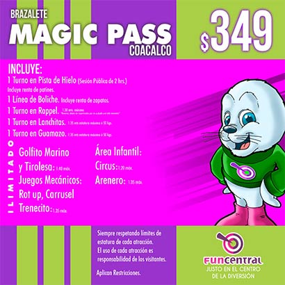 Brazalete Magic Pass Coacalco